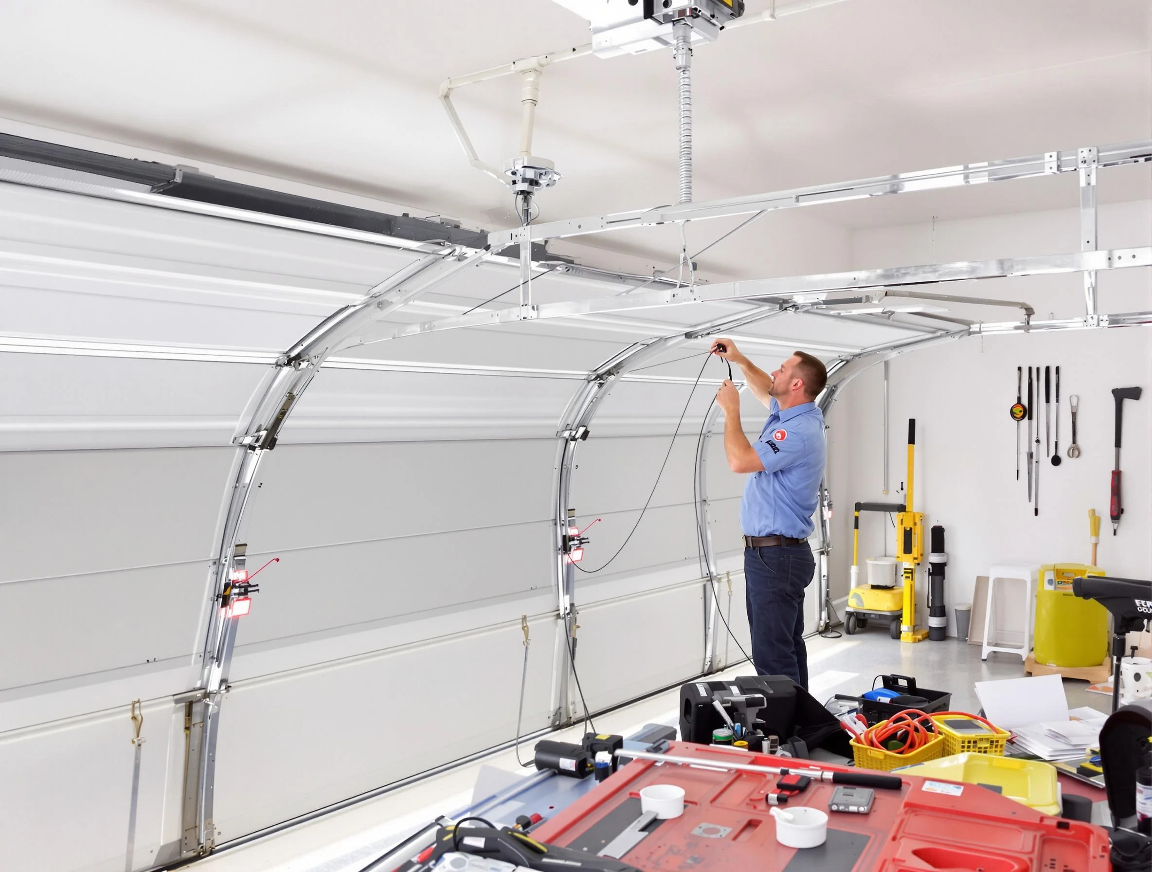 Garage door cable repair service by Superior Garage Door Repair in Superior