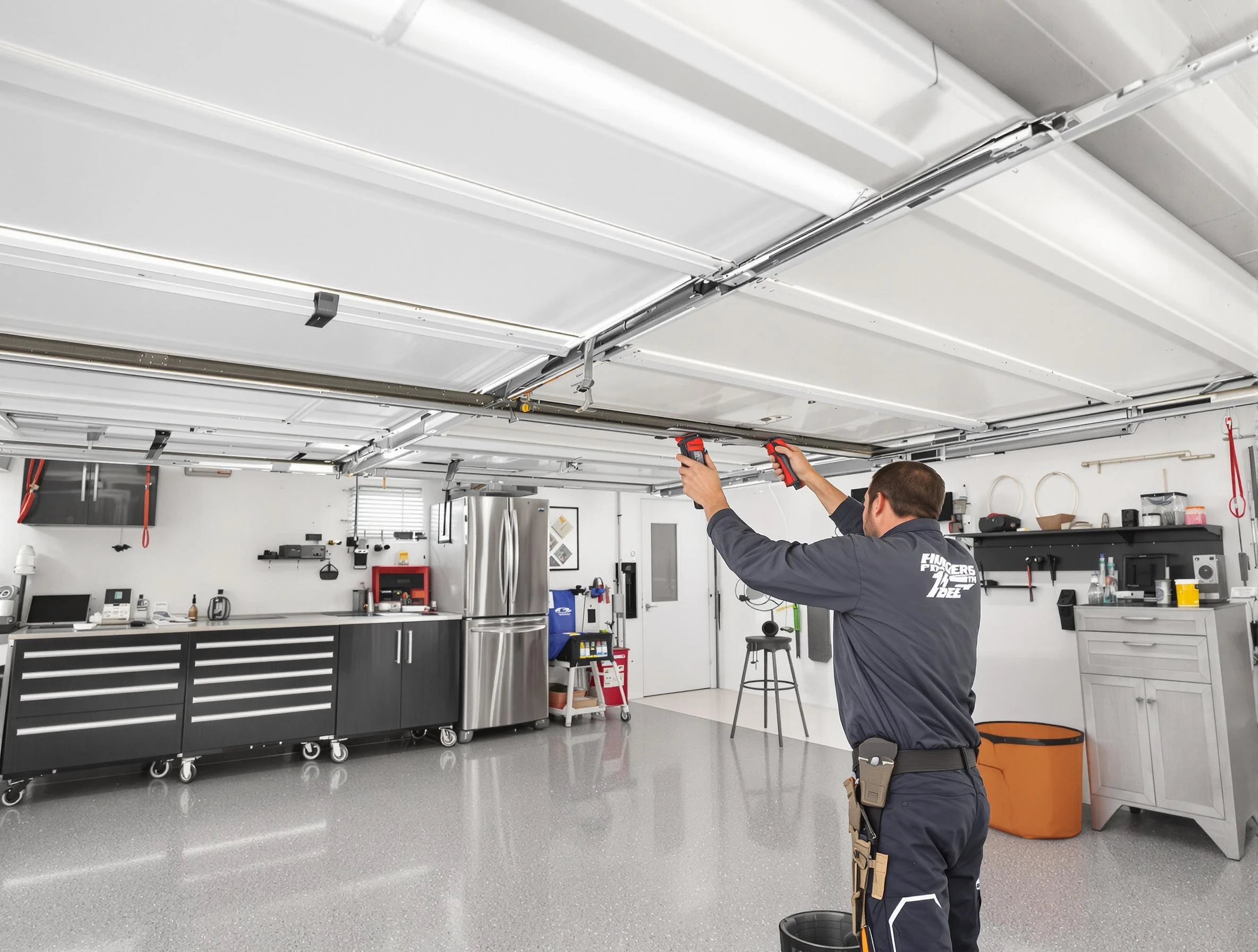 Overhead garage door repair service by Superior Garage Door Repair in Superior