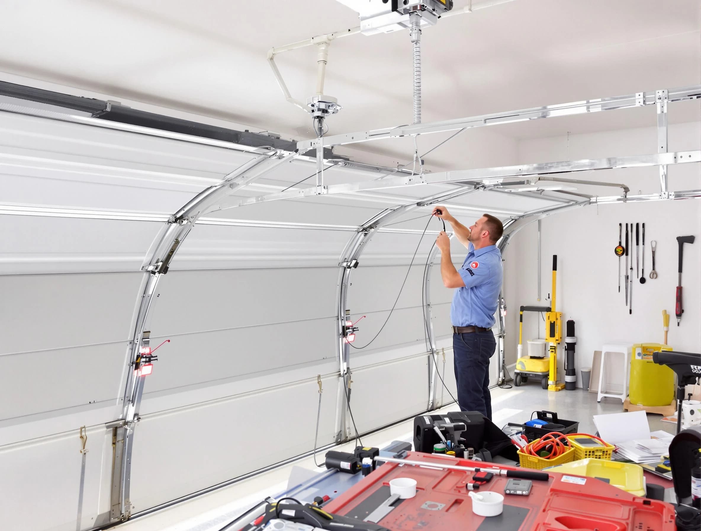 Garage door cable repair service by Superior Garage Door Repair in Superior
