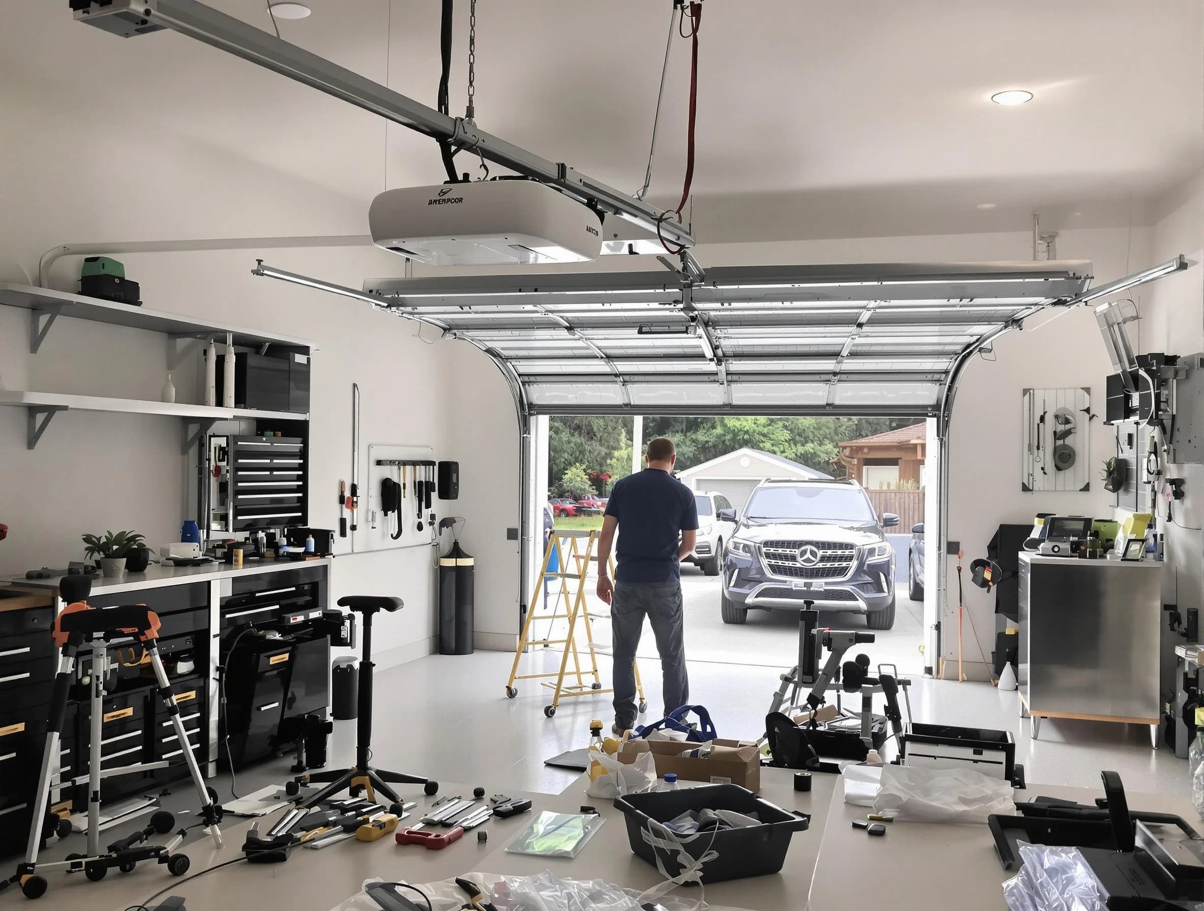 Garage door opener installation by Superior Garage Door Repair in Superior