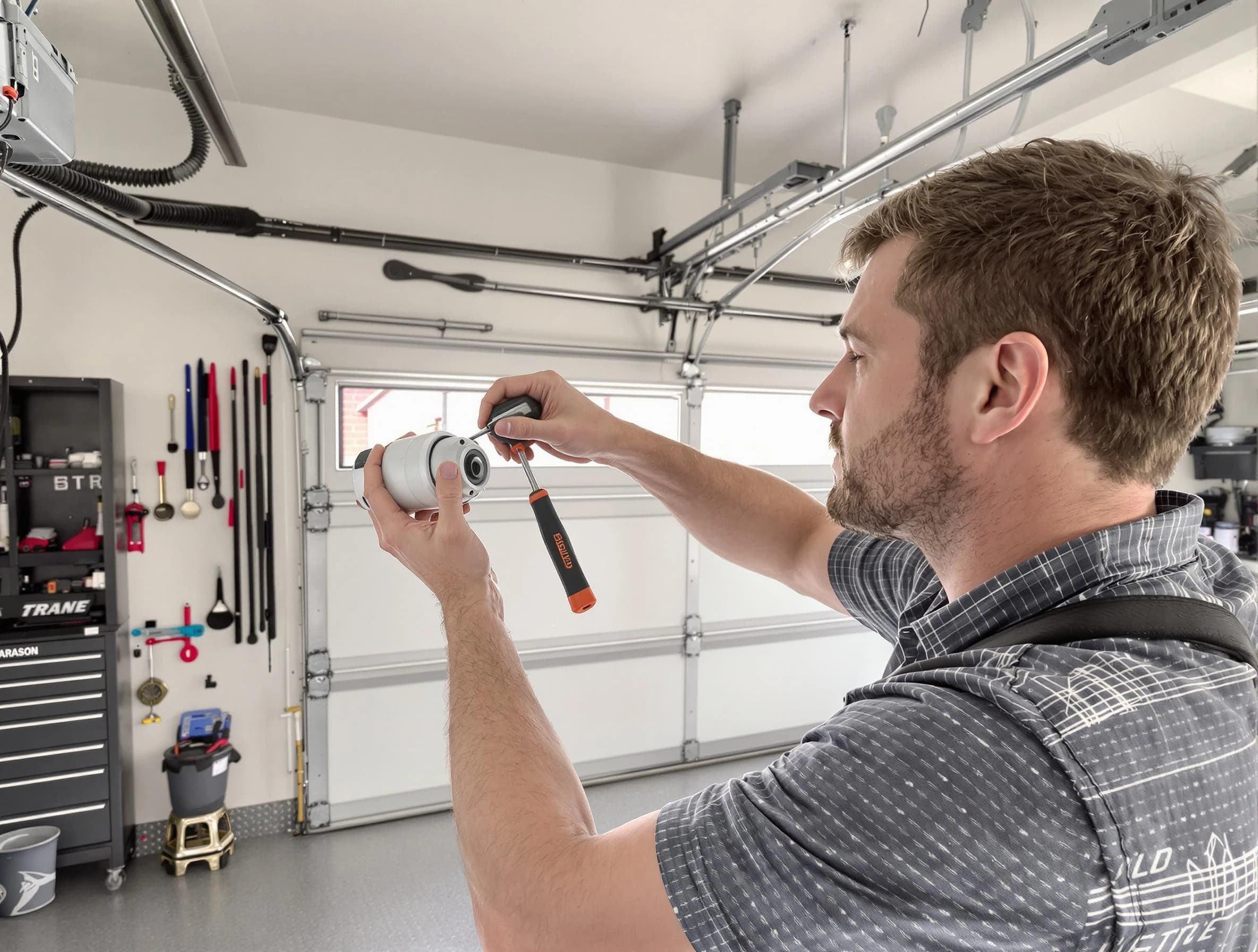 Garage door opener repair service by Superior Garage Door Repair in Superior