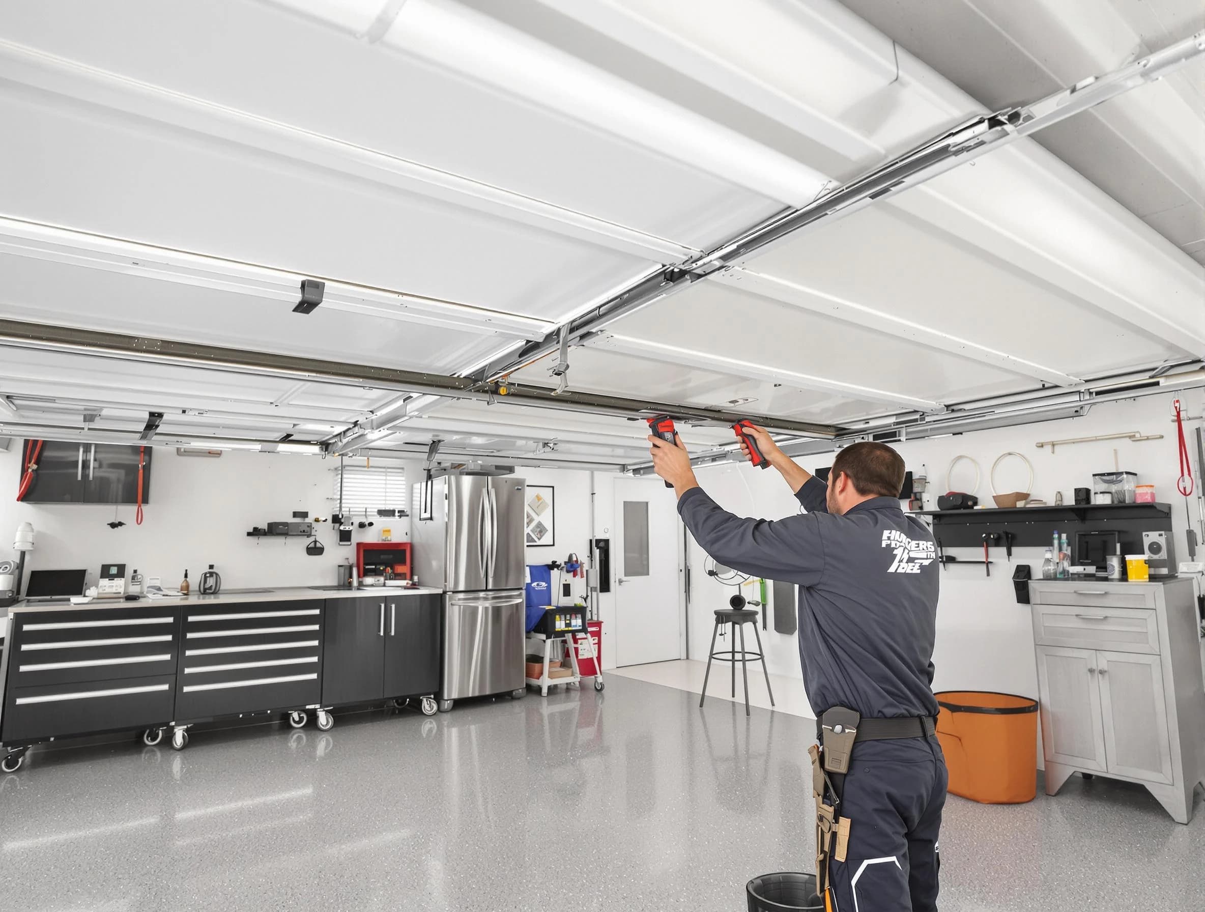 Overhead garage door repair service by Superior Garage Door Repair in Superior
