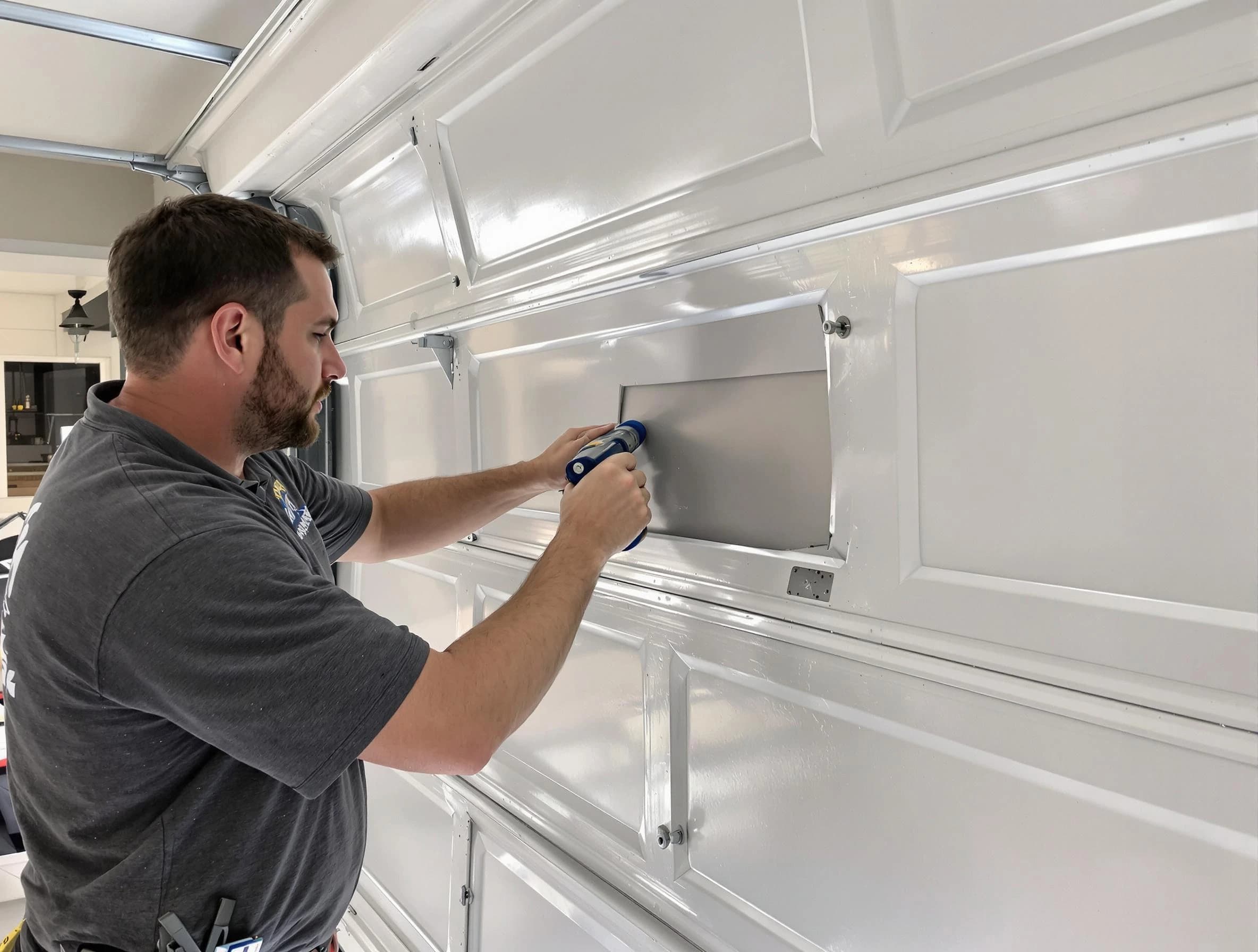 Garage door panel repair by Superior Garage Door Repair in Superior